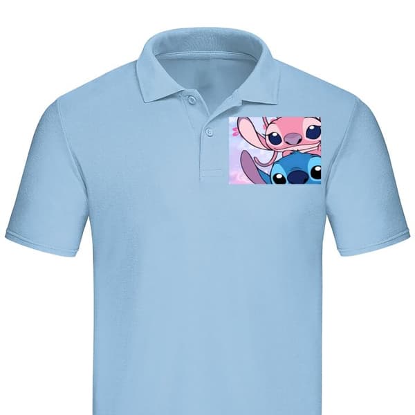 Klassisk Piké | Pikétröja för Vuxna Stitch & Angel