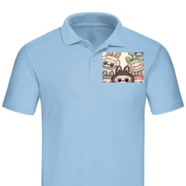 Klassisk Poloshirt | Poloshirt til Voksne Labubu Pastel Collec