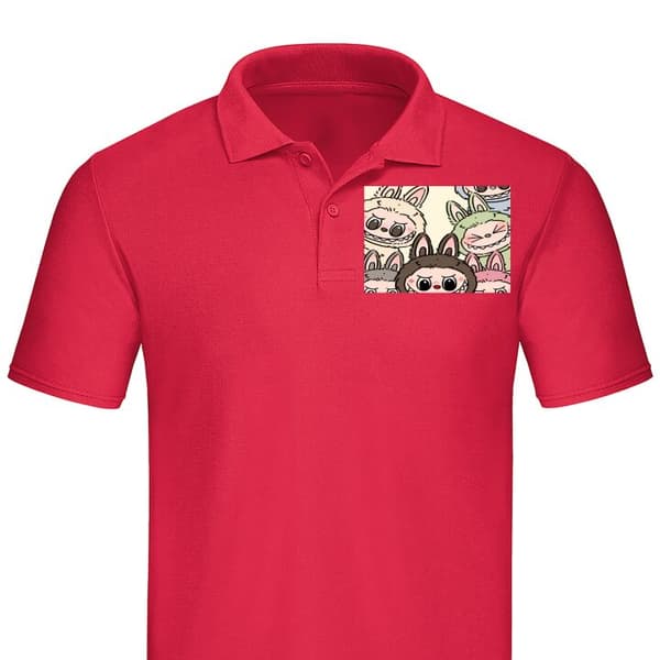 Klassisk Poloshirt | Poloshirt til Voksne Labubu Pastel Collec