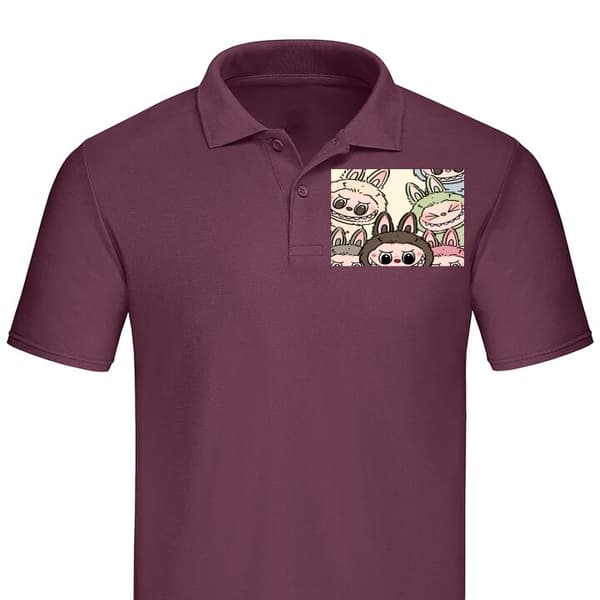 Klassisk Poloshirt | Poloshirt til Voksne Labubu Pastel Collec