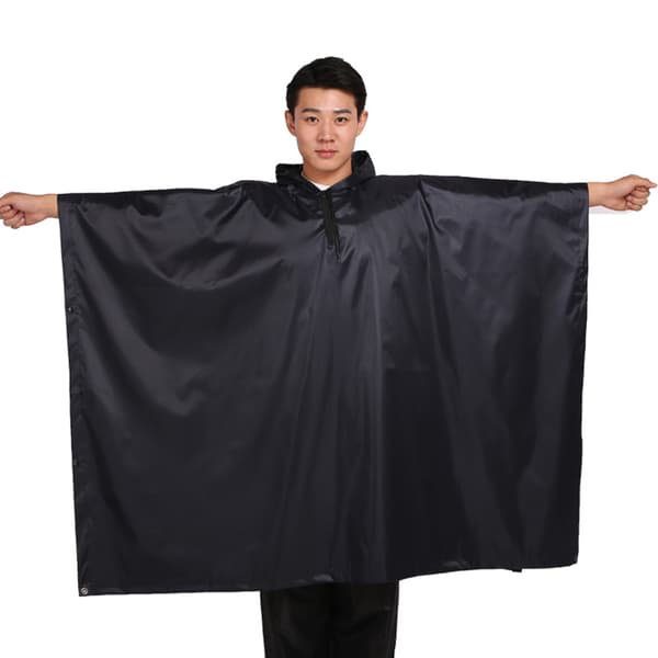 INF Monikäyttöinen hupullinen sadeponcho / telttapeite / katos retkeilyretkeilyyn