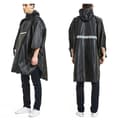 Pikkukuva 5 / 10: Monikäyttöinen hupullinen sadeponcho / telttapeite / katos retkeilyretkeilyyn