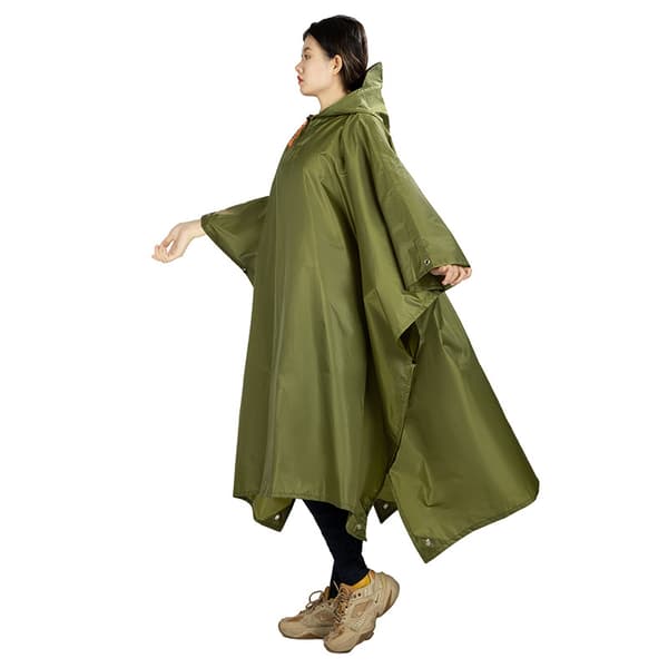 INF Multifunktionel regnponcho Grøn