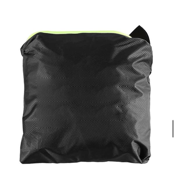 INF Vattentät regnponcho - Svart polyester PU