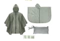 Miniatyrbilde 2 av 4: INF Vanntett turponcho med hette, lett regnfrakk for utendørs camping