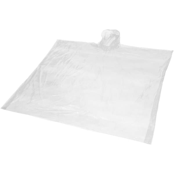 Bullet Ziva Unisex regnponcho til engangsbrug for voksne med pose