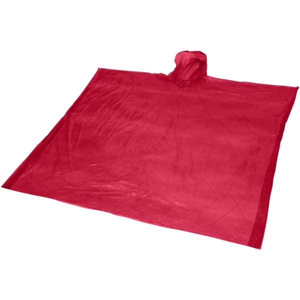 Bullet Ziva Unisex regnponcho til engangsbrug for voksne med pose