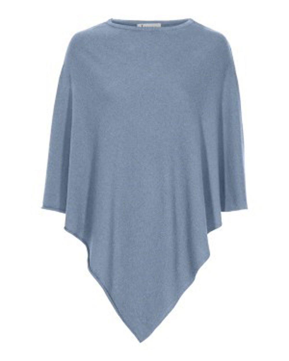 Pulse poncho - placid blue