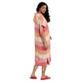 Miniatyrbilde 2 av 3: Animal Womens/Ladies Talia Contrast Striped Recycled Tassel Poncho