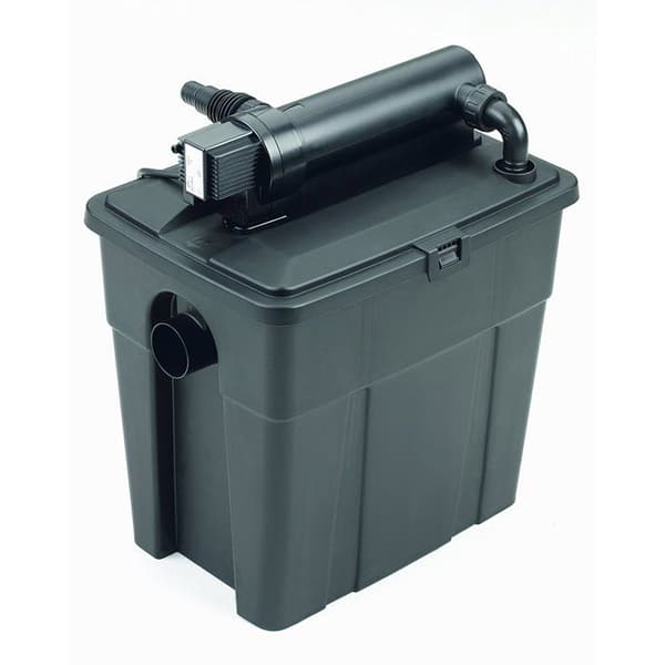 5000 UVC dammfilter med pump - PONTEC - Flerkammar - Anti-alger - Svart