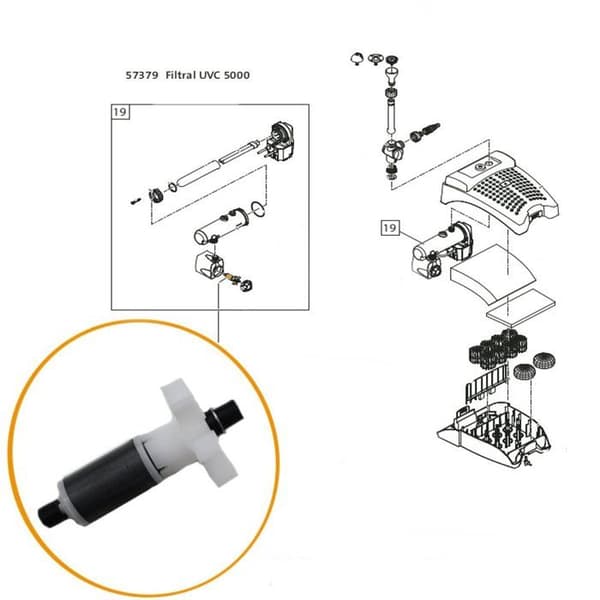 PONTEC RESERVDEL ROTOR CPL.ASE 2500 MAGNETISERAD PONDOMAX/PONDOVARIO/PONDOPRESS