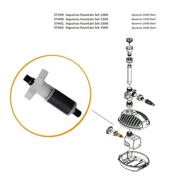 PONTEC RESERVDEL ROTOR CPL.ASE 2500 MAGNETISERAD PONDOMAX/PONDOVARIO/PONDOPRESS