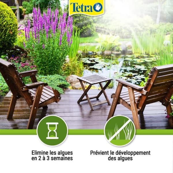 Anti-alger för trädgårdsdammar - Tetra Pond Algofin - 3 L