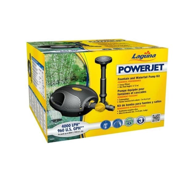 POWERJET 1000 Prydnadspump Flöde 4000 L/H
