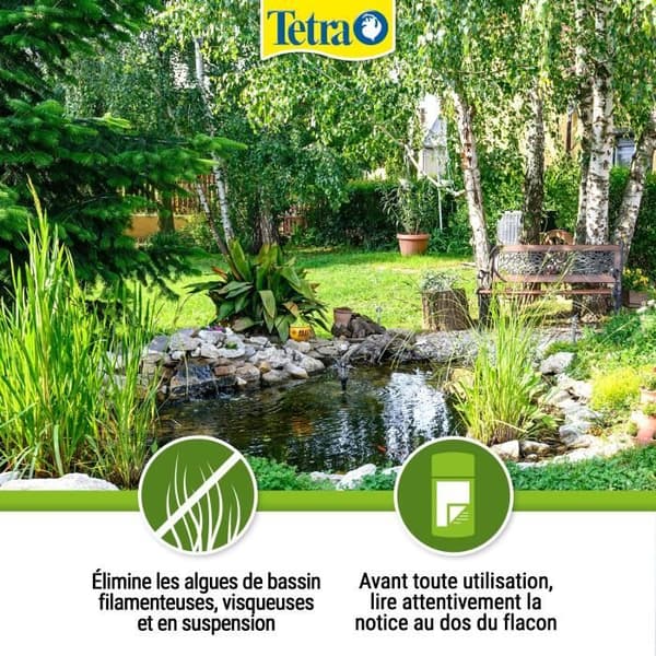 Anti-alger för trädgårdsdammar - Tetra Pond Algofin - 3 L
