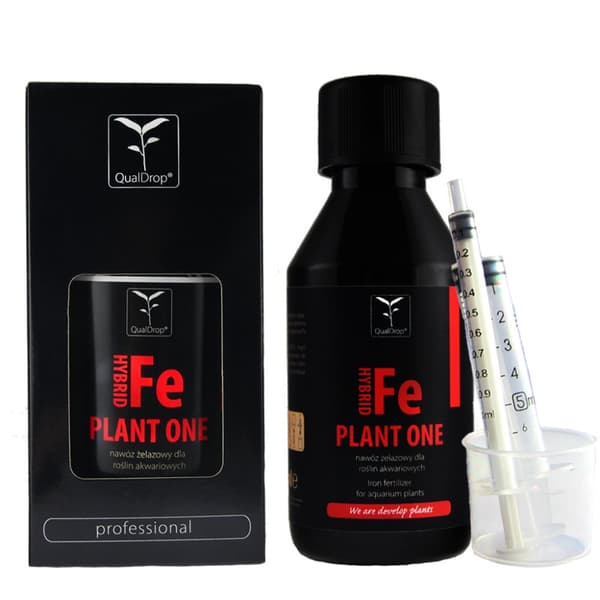 QualDrop Fe HYBRID Plant One 125 ml - järngödsel för akvarieväxter