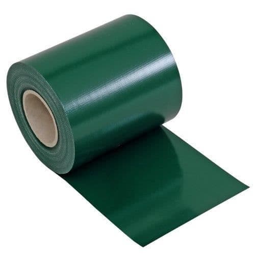 NOOR rottingstaket - 19cm x 35m list i slitstark PE/PP - Grön