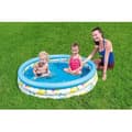 Miniatyrbild 2 av 2: Uppblåsbar plaskpool - BESTWAY - Reef Crew™ - 1,22 m x 25 cm - Färgglad design - Stabil struktur