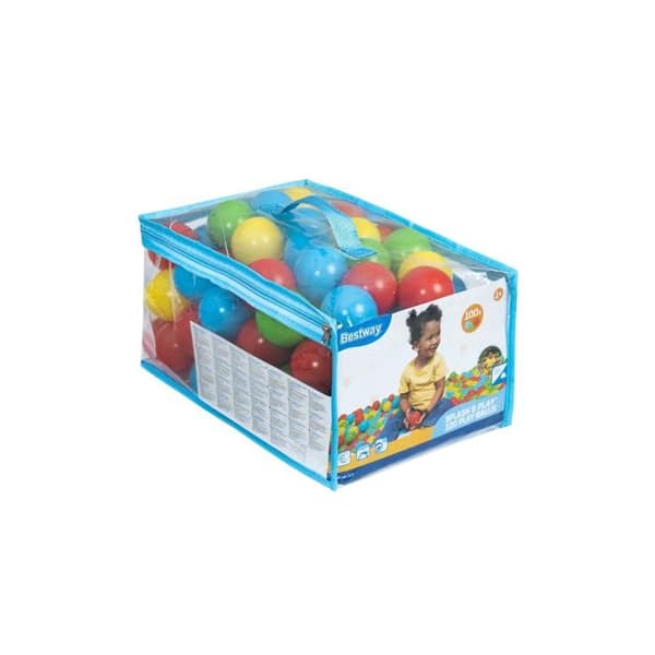 Spelkulor - BESTWAY - Splash & Play™ - 100 kulor - Diameter 5,85 cm - Flerfärgad