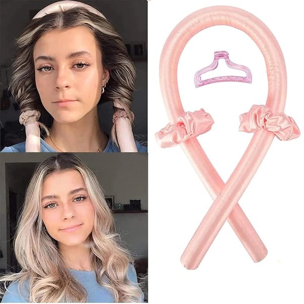 Lämpötön kiharrin, Heatless Curling, Kiharta hiukset ilman lämpöä, Kit