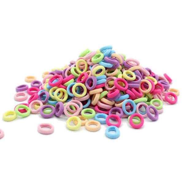 100-pack myke hårledninger i flere farger