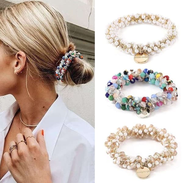 Hårbånd med sten - Bryllup - Armbånd