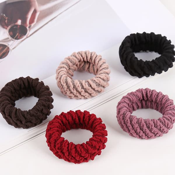 INF Elastiske hårbånd Scrunchy Hair Bindes Reb 10-Styk
