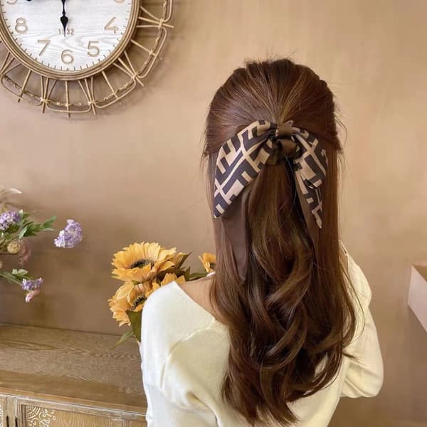 INF Big Bow Hair Rope Hair Tie