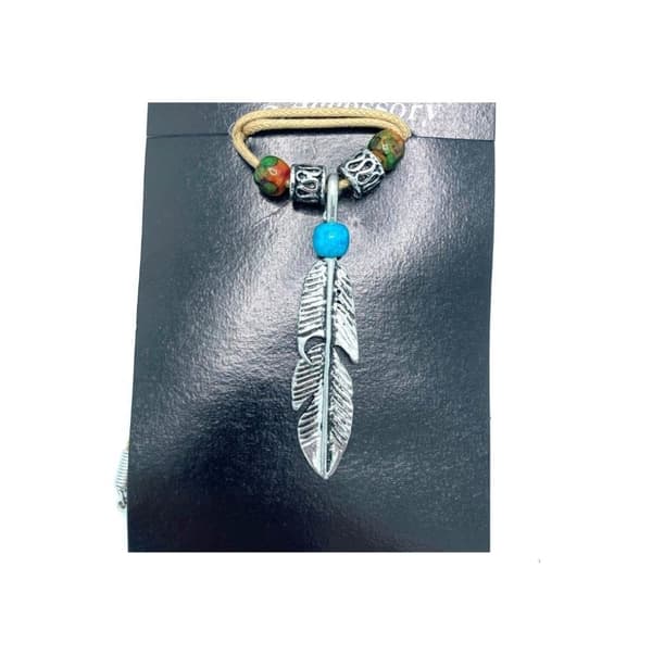 Feather necklace