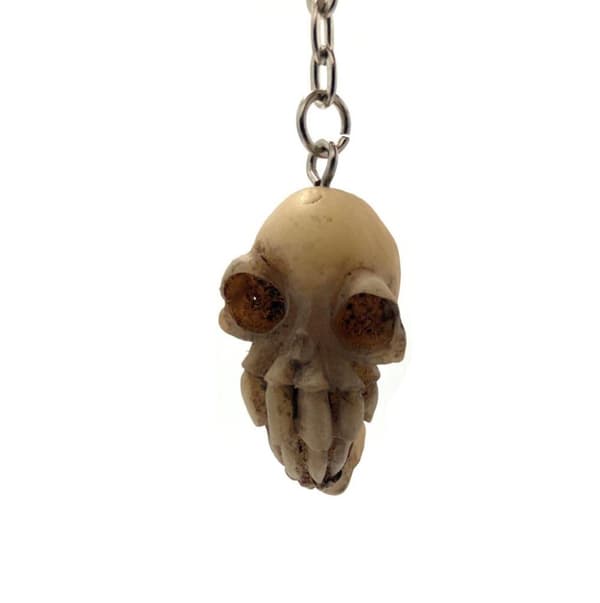 Skull 5 keychain