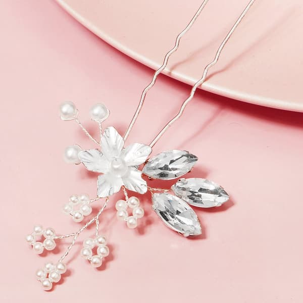 INF Glitrende Rhinestone hårnål