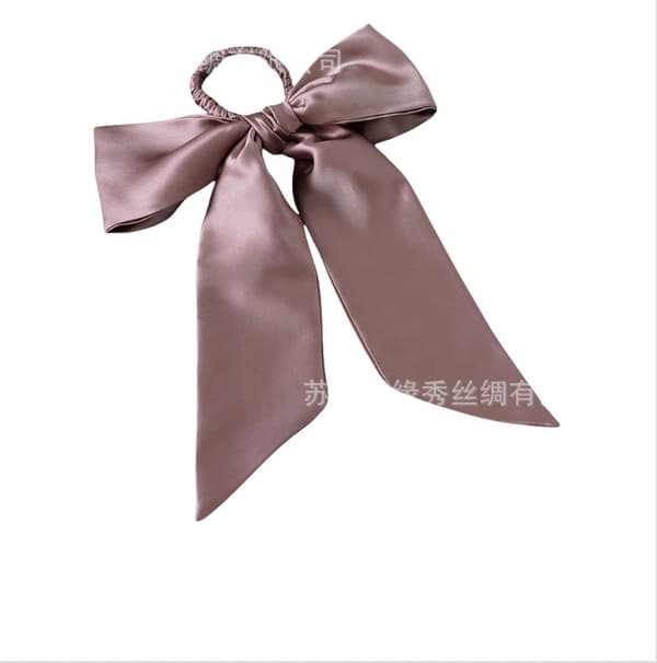 INF Luksuriøs Dobbeltlags Silke Hårbånd Scrunchie