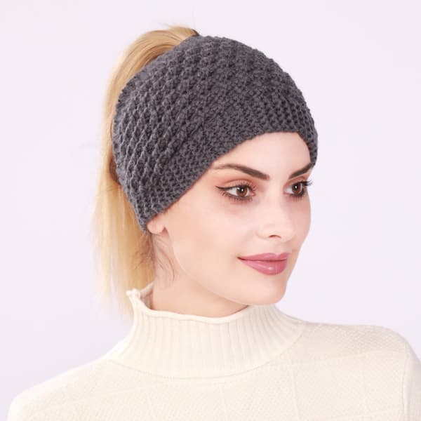 INF Chunky Knit pandebånd, varm vinter hovedindpakning til kvinder 0