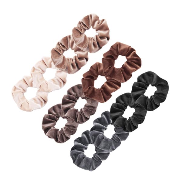 INF Velvet Hair Scrunchies til kvinder (12 stykker) 0