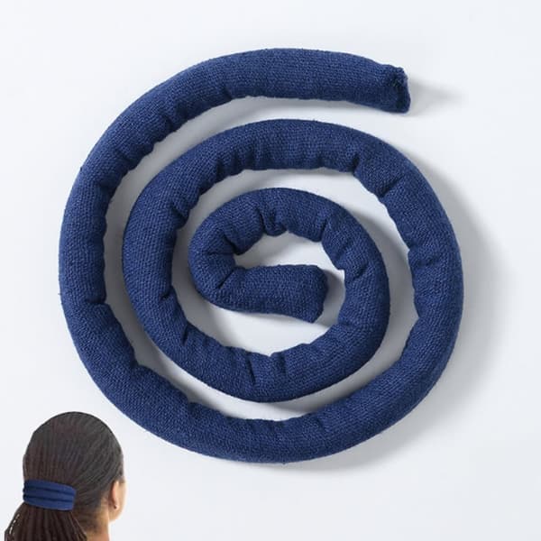 INF Dirty Braids Hestehale Wrap, High Hestehale Spiral Lock Dreadlocks Hårstykke Blå