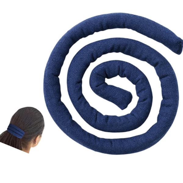 INF Dirty Braids Hestehale Wrap, High Hestehale Spiral Lock Dreadlocks Hårstykke Blå