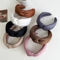 Miniatyrbilde 1 av 5: INF Knyttet hodebåndsett i 7 deler – svart, brunt, hvitt, rosa, lilla, beige og kaffe