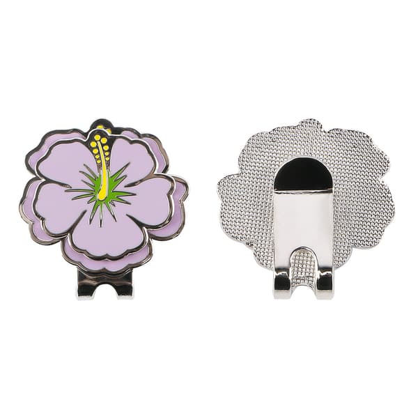 INF Golfhatteclips med magnetisk kuglemarkør Lilla