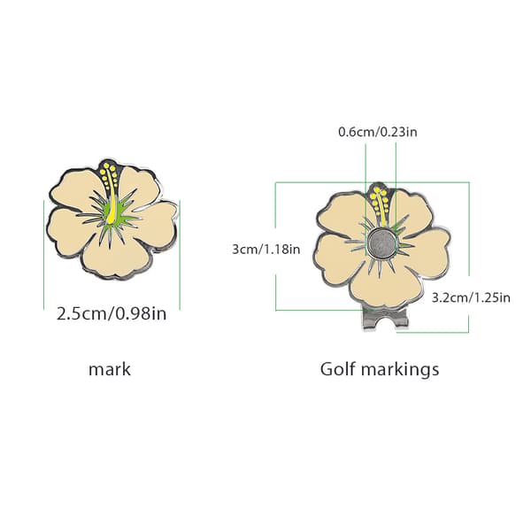 INF Golfhattupidike magneettipallomerkinnällä