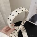 Miniatyrbild 2 av 5: INF Polka Dot Bowknot Pannband för kvinnor, håraccessoarer