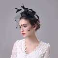 Miniatyrbilde 4 av 6: INF Elegant Mesh Fascinator Hat med Fjær