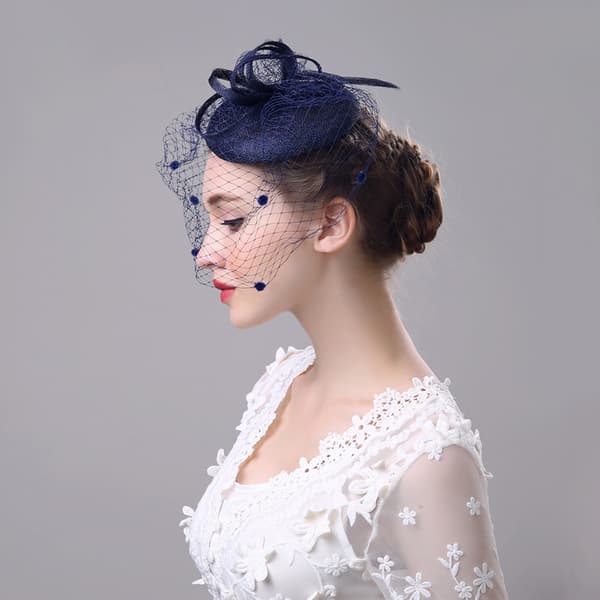INF Vintage hattblomst til bryllup og spesielle anledninger