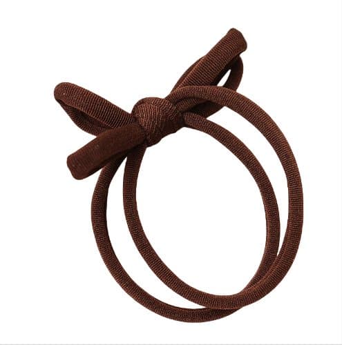 INF 10 stk. Butterfly Knot Hårbånd, Hårbånd med Høj Elasticitet kaffe