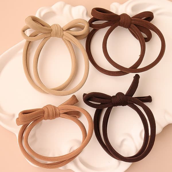INF 10 stk. Butterfly Knot Hårbånd, Hårbånd med Høj Elasticitet