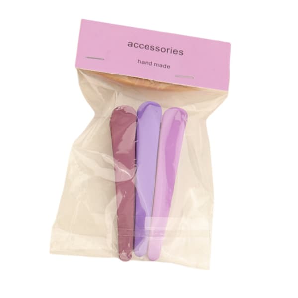 INF 3-pack hårklämmor, håsklämmor som inte böjer sig för styling