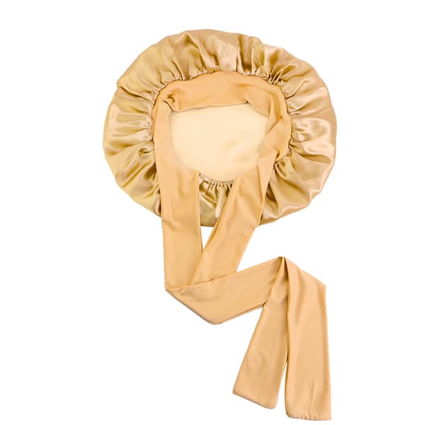 INF Dubbellagers Satin Elastisk Streamer Sovmössa - Khaki