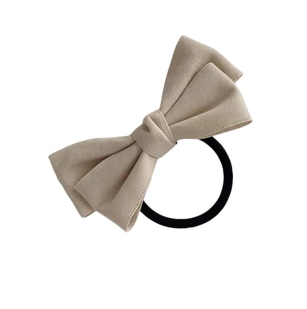 INF Chic Bowknot Hårstrikker - Sett med 2 Allsidige Hårtilbehør Hvit