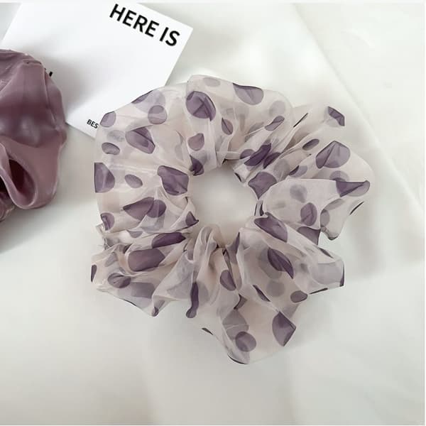 INF Satin Scrunchies til sommer - Elegant hårtilbehør (2-pack)