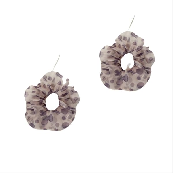 INF Satin Scrunchies til sommer - Elegant hårtilbehør (2-pack)