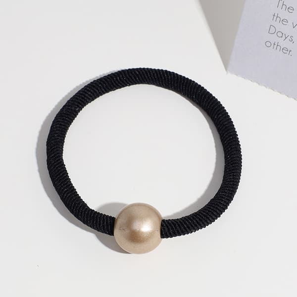 INF Chica hårband - mångsidiga och skonsamma mot håret (5-pack) Svart